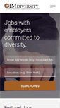 Mobile Screenshot of jobs.imdiversity.com